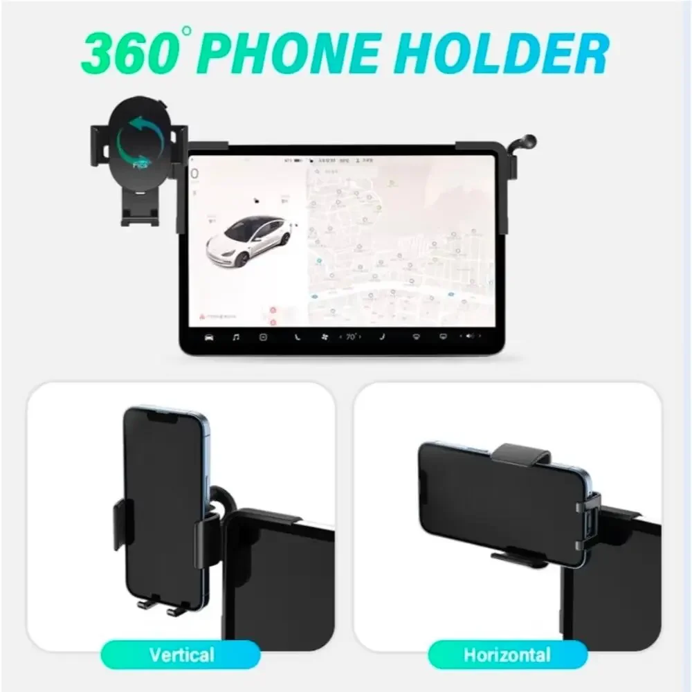 Tesla Model 3, Model Y Accessories, Model 3 Phone Mount, Model Y Phone Mount